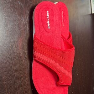 Easy Spirit Red Women's Slide Sandals